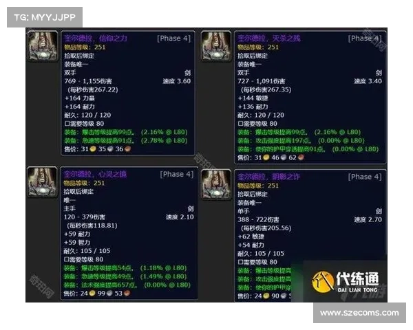 魔兽世界120级武器获取攻略 魔兽世界120级武器获取攻略